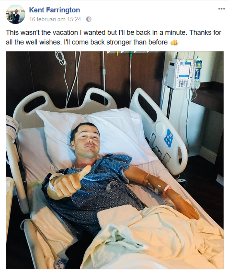 UPDATE: Kent Farrington meldt zich af